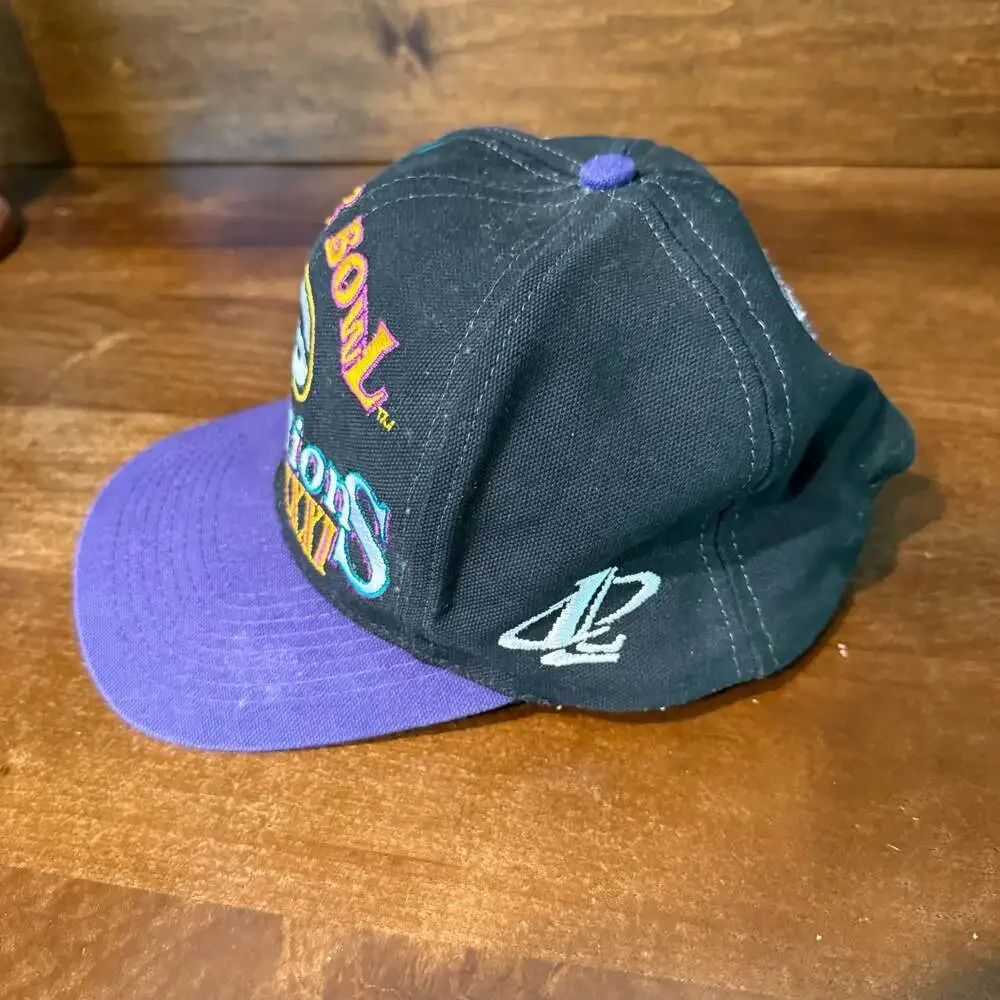 Vintage Logo Athletic Green Bay Packers Super Bowl XXXI Champions Snapback Hat
